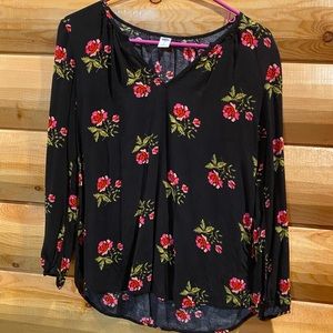 Old Navy floral blouse